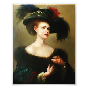 Viktorianische Frauen-Wand-Kunst, viktorianische Fotodruck