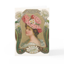 Viktorianische Frauenanmerkarte