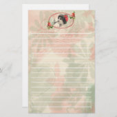 Viktorianische Frauengeschosse Briefpapier (Vorne/Hinten)