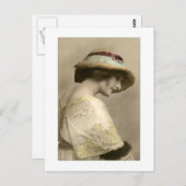 viktorianische Frauenkleidung Postkarte (Vorne/Hinten)