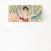 Viktorianische Frauenregal in Rosa Banner (InSitu)