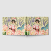 Viktorianische Frauenregal in Rosa Gästebuch (Voll)