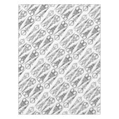 Viktorianische Friseurnähschere Tischdecke (Vorderseite)