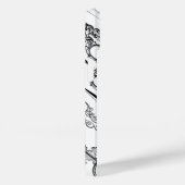 Viktorianische Friseurschere elegant Schwarz-weiß Case-Mate iPhone Hülle (Rückseite / Rechts)