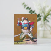 Viktorianische Frosch-Postkarte Postkarte (Stehend Vorderseite)