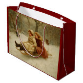 Viktorianische Führung Große Geschenktüte (Rückseite Schrägansicht)