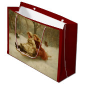 Viktorianische Führung Große Geschenktüte (Vorderseite Schrägansicht)