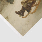 Viktorianische Führung Seidenpapier (Detail)