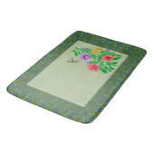 Viktorianische Garten-Badezimmer-Matte Badematte (Schrägansicht)