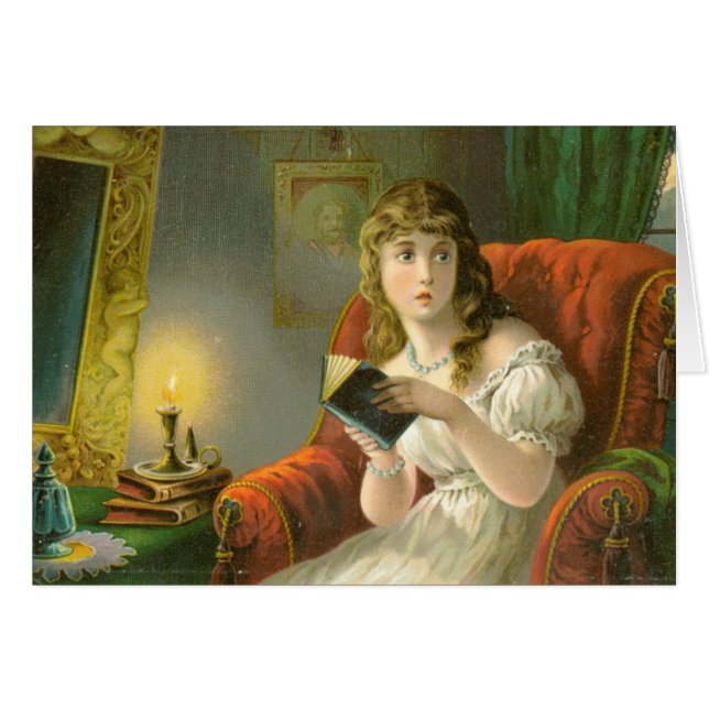 Viktorianische Geistkarte (Vorderseite (Horizontal))