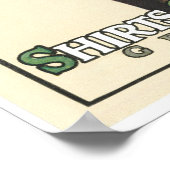 Viktorianische Gentleman Ad Shirts Art Print Poste Poster (Ecke)