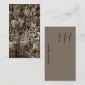 Viktorianische Geschäfts-Karte Visitenkarte (Vorne/Hinten)