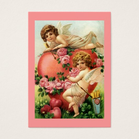 Viktorianische Geschenketags Süßest & Valentinstag (Vorderseite)