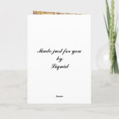 Viktorianische gesegnete Jahreszeit Feiertagskarte (Rückseite)