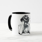 Viktorianische Gibson Girl Ich brauche ein lustige Tasse (Vorderseite Links)