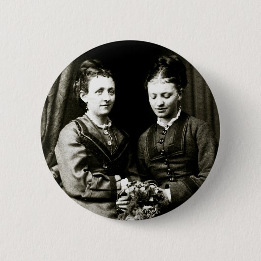 Viktorianische Girlfriends Button (Vorderseite)