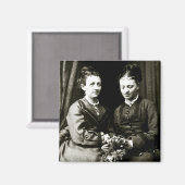 Viktorianische Girlfriends Magnet (Vorderseite/Rückseite)