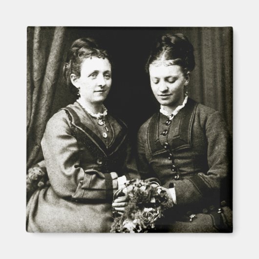 Viktorianische Girlfriends Magnet (Vorne)