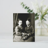 Viktorianische Girlfriends Postkarte (Stehend Vorderseite)