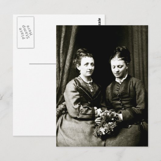 Viktorianische Girlfriends Postkarte (Vorne/Hinten)