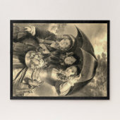 Viktorianische Girls Regenschirm Puzzle (Horizontal)
