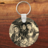 Viktorianische Girls Regenschirm Schlüsselanhänger (Vorderseite)