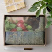 Viktorianische Glamour-Girl mit Rote Rose-Gewebepa Seidenpapier (Geschenk)