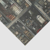 Viktorianische Gothic Dollshouse Dark Academia Seidenpapier (Detail)