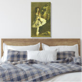 Viktorianische Gothic Fairy Wrapped Canvas Leinwanddruck (Insitu (Schlafzimmer))