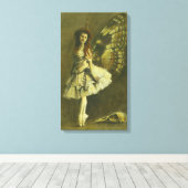 Viktorianische Gothic Fairy Wrapped Canvas Leinwanddruck (Insitu (Holzboden))