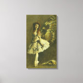 Viktorianische Gothic Fairy Wrapped Canvas Leinwanddruck (Vorderseite)