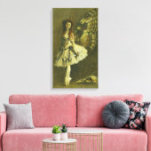 Viktorianische Gothic Fairy Wrapped Canvas Leinwanddruck (Insitu (Wohnzimmer))