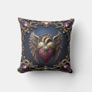 Viktorianische Gothic-Hochzeitskollektion Kissen