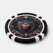Viktorianische Gothic-Hochzeitskollektion Pokerchips (Einzeln)