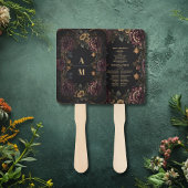 Viktorianische gotische Blumenzarge Fächer