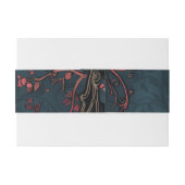 Viktorianische gotische Elegance Einladung Bündner Einladungsbanderole (Rückseitenbeispiel)