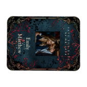 Viktorianische gotische Elegance Hochzeit speicher Magnet (Horizontal)