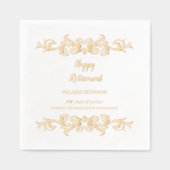 Viktorianische gotische glückliche Rente Servietten Mit Folie (Vorderseite)