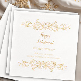 Viktorianische gotische glückliche Rente Servietten Mit Folie