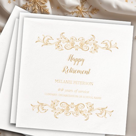 Viktorianische gotische glückliche Rente Servietten Mit Folie