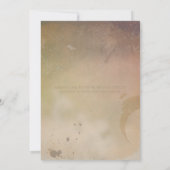 Viktorianische Gotische Halloween-Kostüme & Cockta Einladung (Rückseite)