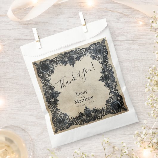 Viktorianische Gotische Hochzeit Geschenktütchen (Ausgeschnitten)