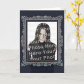 Viktorianische gotische kundengerechte karte (Gelbe Blume)