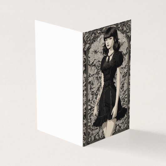 Viktorianische gotische LBD Kleine schwarze Kleide (Vorderseite)