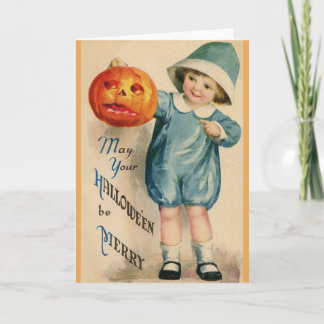 Viktorianische Halloween-Gruß-Karte Karte