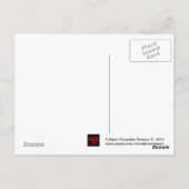 Viktorianische Halloween-Grüße Postkarte (Rückseite)