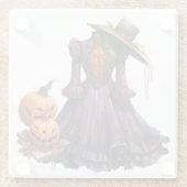 VIKTORIANISCHE HALLOWEEN KLEIDUNG GLASUNTERSETZER (Rückseite)