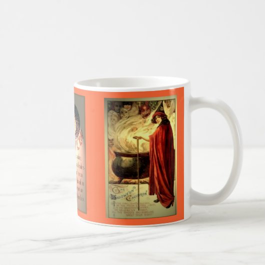 Viktorianische Halloween-Tasse 2 Kaffeetasse (Rechts)