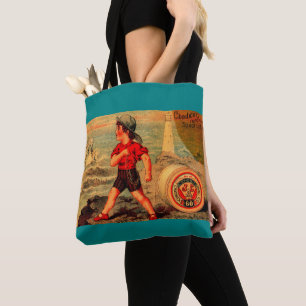Viktorianische Handelskarte Chadwick’s Spool Cotto Tasche