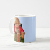 Viktorianische Handelskarte: Scott's Emulsion Cast Kaffeetasse (Vorderseite Links)